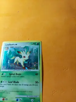 Leafeon 24/100 Non Holo Rare Majestic Dawn Pokemon Card MP - Image 3