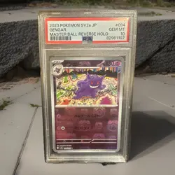 Pokemon 2023 SV2a Card 151 Gengar 094/165 Master Ball Reverse Holo PSA 10 - Image 1