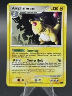 Ampharos 1/17 Scale Holo Rare Pokemon Card Pop Series 7 (LP/MP) - Image 1