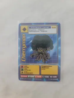 Cherry Mon Bo-92 1999 Rare Digimon Card Bandai TCG - NM - Image 1