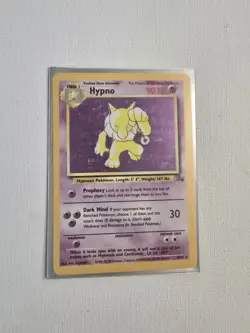 Hypno - 8/62 - Pokemon Fossil Unlimited Holo Rare Card WOTC NM - Image 1