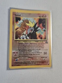 Entei - 34 - Pokemon Wizards Black Star Promo Card LP - Image 1
