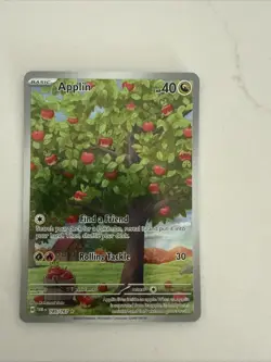 Applin 185/167 Twilight Masquerade Pokemon TCG Illustration Card Sv06 - Image 1