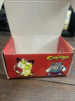 Vintage Pokemon Empty Card Box/Deck Box, 1998, Wizards Of The Coast - Image 3