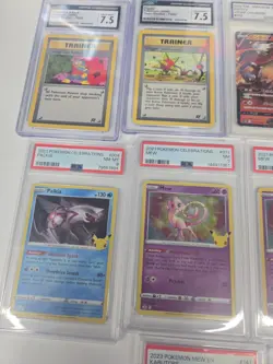 Pokemon Tcg Lot Of 10 Graded Cards, Mew, Pikachu Psa 7-9 - Image 2