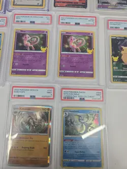 Pokemon Tcg Lot Of 10 Graded Cards, Mew, Pikachu Psa 7-9 - Image 4