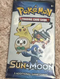 Pokemon Sun & Moon 3 Card Booster Pack General Mills Cereal Promo Pack - Image 1