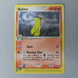 Quilava 51/100 Uncommon Sandstorm Set Nintendo Collectible Pokemon Card - Image 1