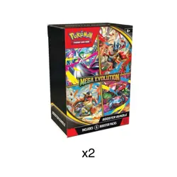 PRESALE: Pokemon TCG Mega Evolution Booster Bundle - Lot of 2 - Image 1