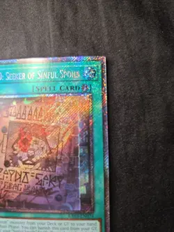 Yugioh TCG WANTED: Seeker of Sinful Spoils (Platinum Secret Rare) RA03-EN074 NM - Image 5