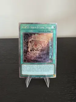 WANTED: Seeker of Sinful Spoils (Platinum Secret Rare) RA03-EN074 1st Ed YuGiOh - Image 1