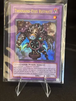 Konami Yu-Gi-Oh! Thousand-Eyes Restrict RP02-EN021 Ultra Rare Foil Unlimited - Image 1