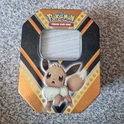 Pokemon TCG Eevee Metal Tin With 100+ Cards from Region 8 Galar - Image 1