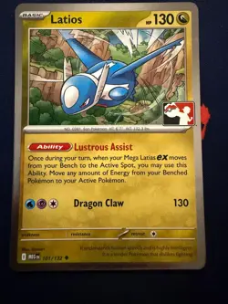 LATIOS 101/132 HOLO UNCOMMON PRIZE PACK SERIES CARDS POKEMON - Image 1