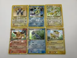 Vintage Holo Pokemon Cards WOTC 6x Card Bundle - Image 1