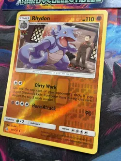 Pokemon Cards Rhydon 94/214 Reverse Holo Unbroken Bonds Uncommon NM - Image 2