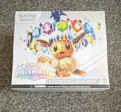 Pokemon TCG Scarlet & Violet—Prismatic Evolutions ETB 65 Cards English Eevee - Image 1