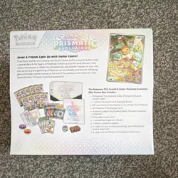 Pokemon TCG Scarlet & Violet—Prismatic Evolutions ETB 65 Cards English Eevee - Image 3