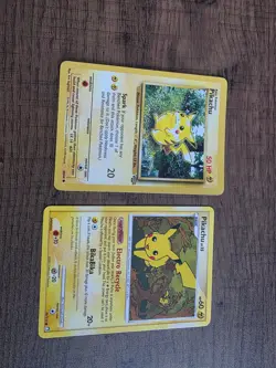 Pokemon Card TCG Pikachu Bundle 2 Cards LP - Image 1