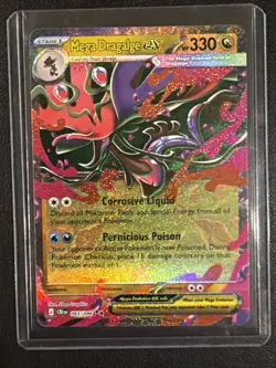 Pokemon Chaos Rising Mega Dragalge ex Double Rare Holo Card 065/086 NM - Image 1