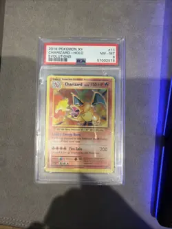 Pokemon Charizard XY Evolutions Holo TCG Card 11/108 PSA 8 - Image 1