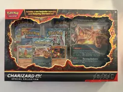 Pokemon TCG Charizard ex Special Collection Box 3 Cards Booster Promo Oversized - Image 1