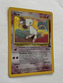 Pokemon Mew #9 Black Star Promo Holo WOTC 2000 League Vintage NM card - Image 3