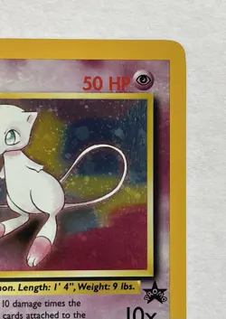 Pokemon Mew #9 Black Star Promo Holo WOTC 2000 League Vintage NM card - Image 5