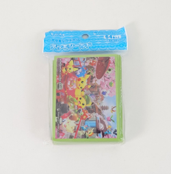 Pokemon Center Kyoto Pikachu Hannari Tea Party Card Sleeves x 64 - New - Image 1