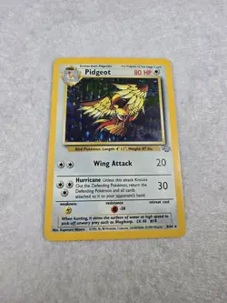 Pokemon TCG Pidgeot 08/64 Jungle Holo Vintage Card Sleeved Toploaded 1998 - Image 3