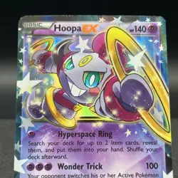 Hoopa EX XY85 Black Star Promo Pokemon Card #A - Image 4