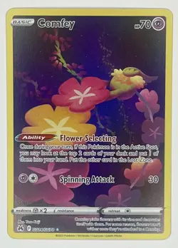 Comfey GG14/GG70 Ultra Rare Crown Zenith Pokemon Card NM - Image 1