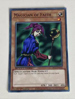 Yugioh - Magician of Faith x 3 - 1st Edition NM - Plus Free Holographic Card - A - Image 3