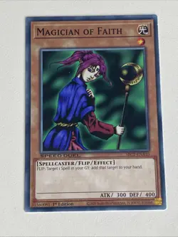 Yugioh - Magician of Faith x 3 - 1st Edition NM - Plus Free Holographic Card - A - Image 4
