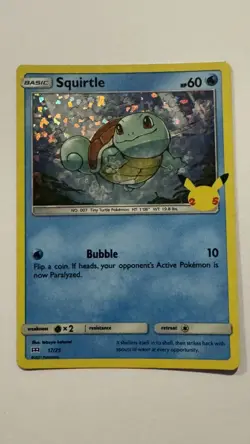 Squirtle Holo - 17/25 - McDonalds Australia 25th Anniversary Promo - Image 1