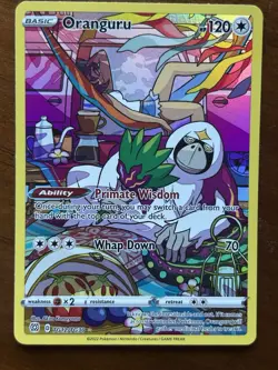 Pokemon TCG Oranguru TG12/TG30 Swsh09: Brilliant Stars Trainer Gallery Holo NM - Image 1