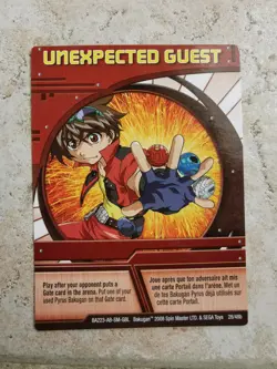 Bakugan Battle Brawlers Spin Master Card BA223 Unexpected Guest - Image 1