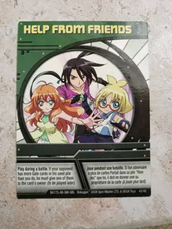 Bakugan Battle Brawlers Spin Master Card BA175 Help From Friends - Image 1