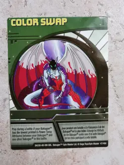 Bakugan Battle Brawlers Spin Master Card BA338 Color Swap - Image 1