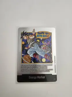 Goku Energy Marker E-90 Silver Manga Booster 02 Dragon Ball Card - Image 1