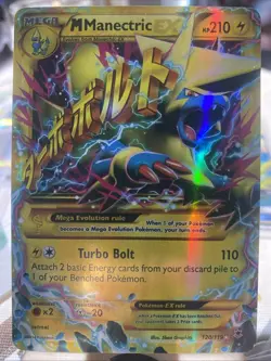 M Manectric EX 120/119 Holo Secret Rare Phantom Forces Pokemon Card - Image 1