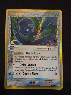 Rayquaza EX Delta Species 16/110 Holon Phantoms 2006 Holo Rare Pokemon Card - Image 1