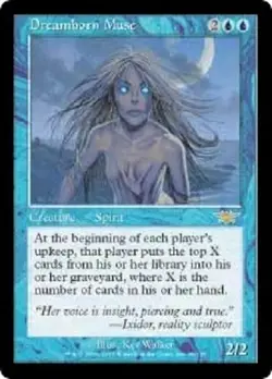 Dreamborn Muse NM Legions MTG Magic the Gathering Blue English Card - Image 1