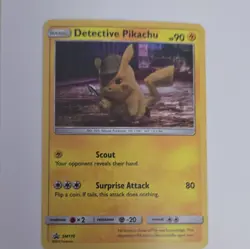 Pokemon Detective Pikachu SM170 Holo Promo Card English 90 HP 2019 - Image 1