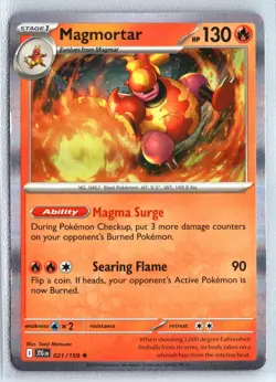 Magmortar 021/159 Pokemon Scarlet & Violet Journey Together Holo Rare - Image 1