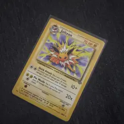Jolteon 20/64 Non-Holo RARE Jungle Vintage Pokemon TCG WOTC - Image 2
