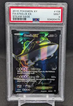 Steelix EX 108/114 PSA 9 Full Art 2016 POKEMON XY STEAM SIEGE - Image 1