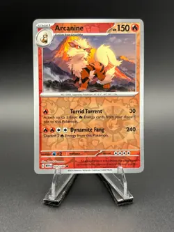 Arcanine 059/165 - Scarlet & Violet 151 Reverse Holo Pokemon TCG English NM - Image 1