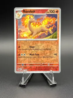 Rapidash 078/165 - Scarlet & Violet 151 Reverse Holo Pokemon TCG English NM - Image 1