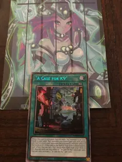 Yugioh 1x "A Case for K9" Starlight Rare JUSH-EN040 Justice Hunters 1st Ed NM - Image 1